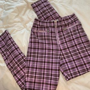 URBAN OUTFITTERS plaid trendy pants